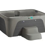 fantasy enamor taupe charcoal 4 person plug n play hot tub in stock