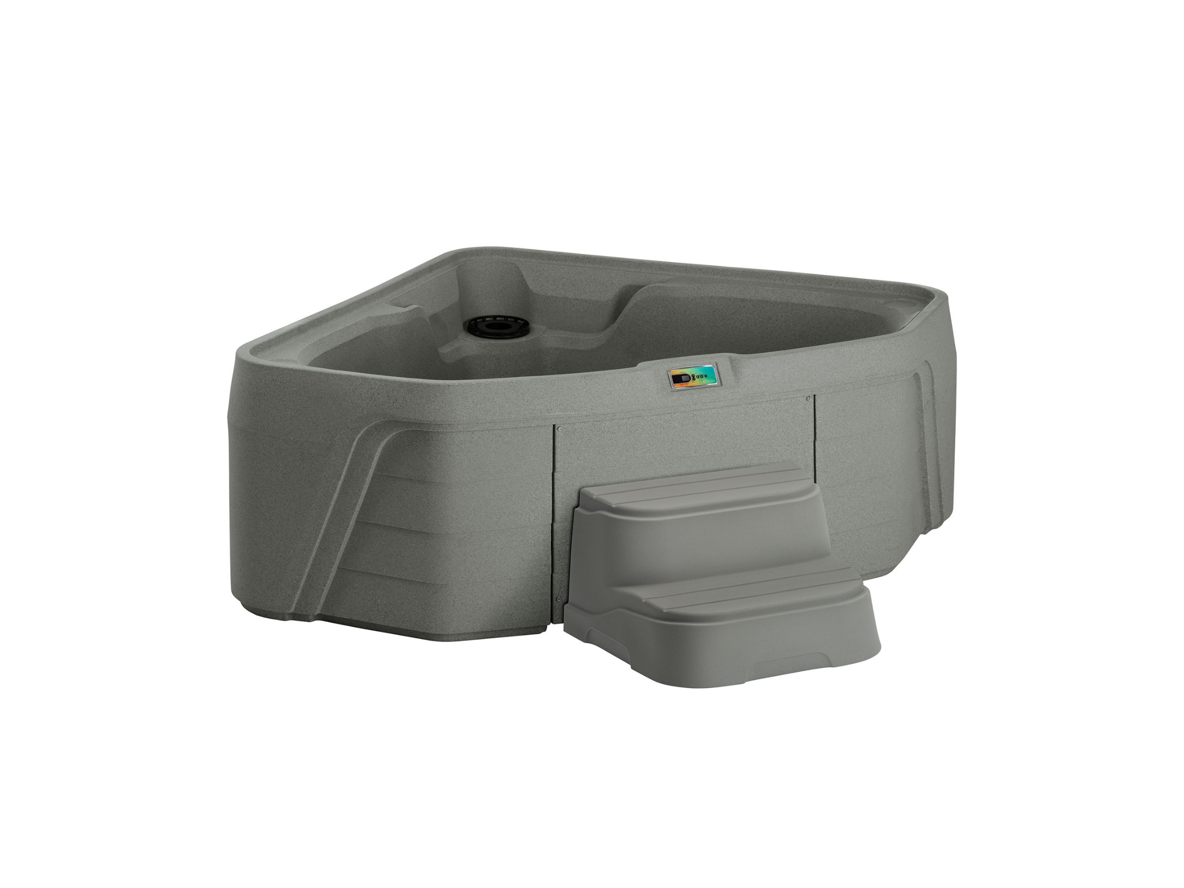 fantasy embrace hot tub in taupe color 2 person plug n play model in stock