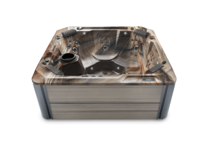 hot spring rhythm hot tub tuscan sun shell with almond cabinet