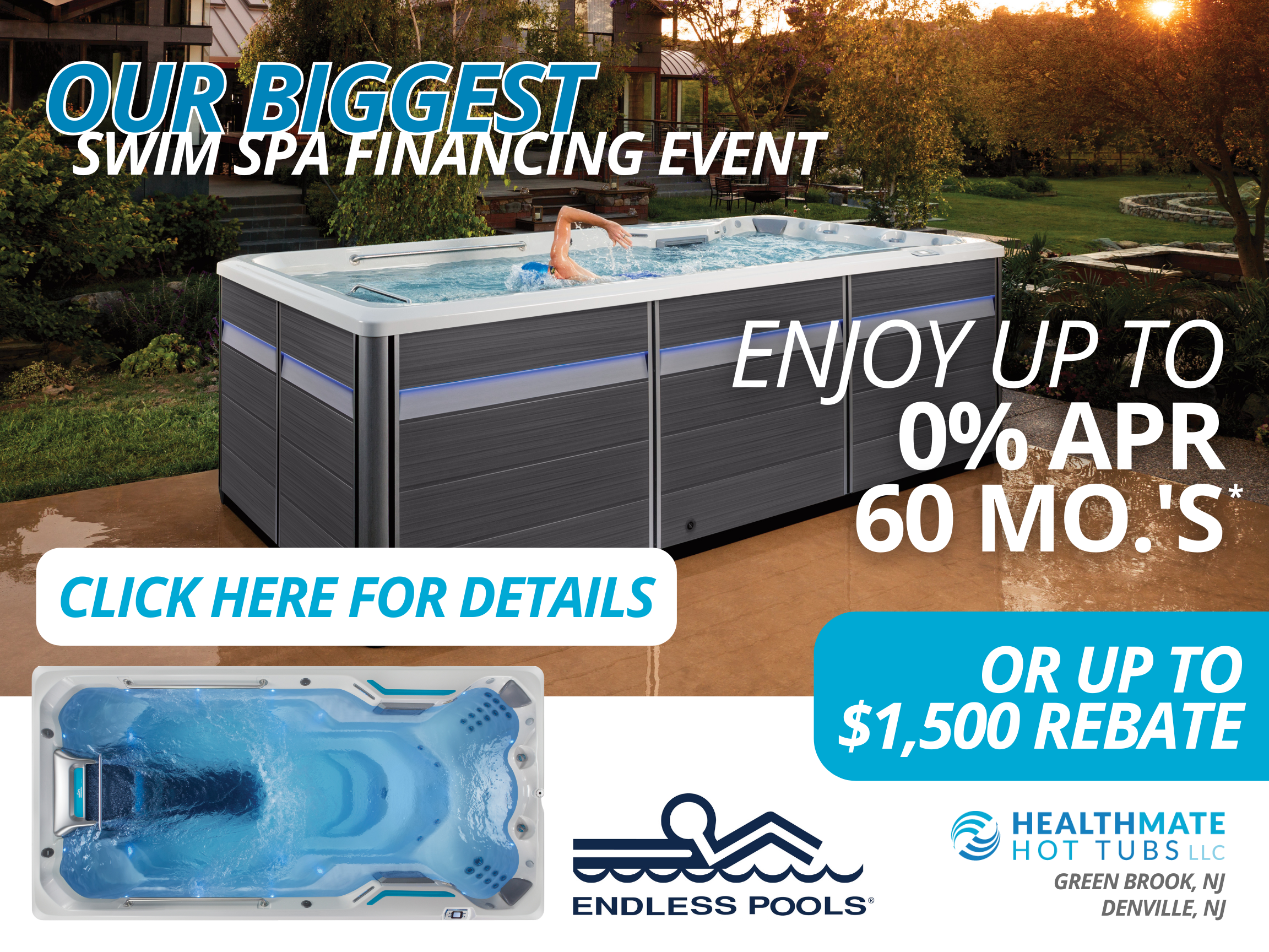 Swim Spa Financing Sale NJ