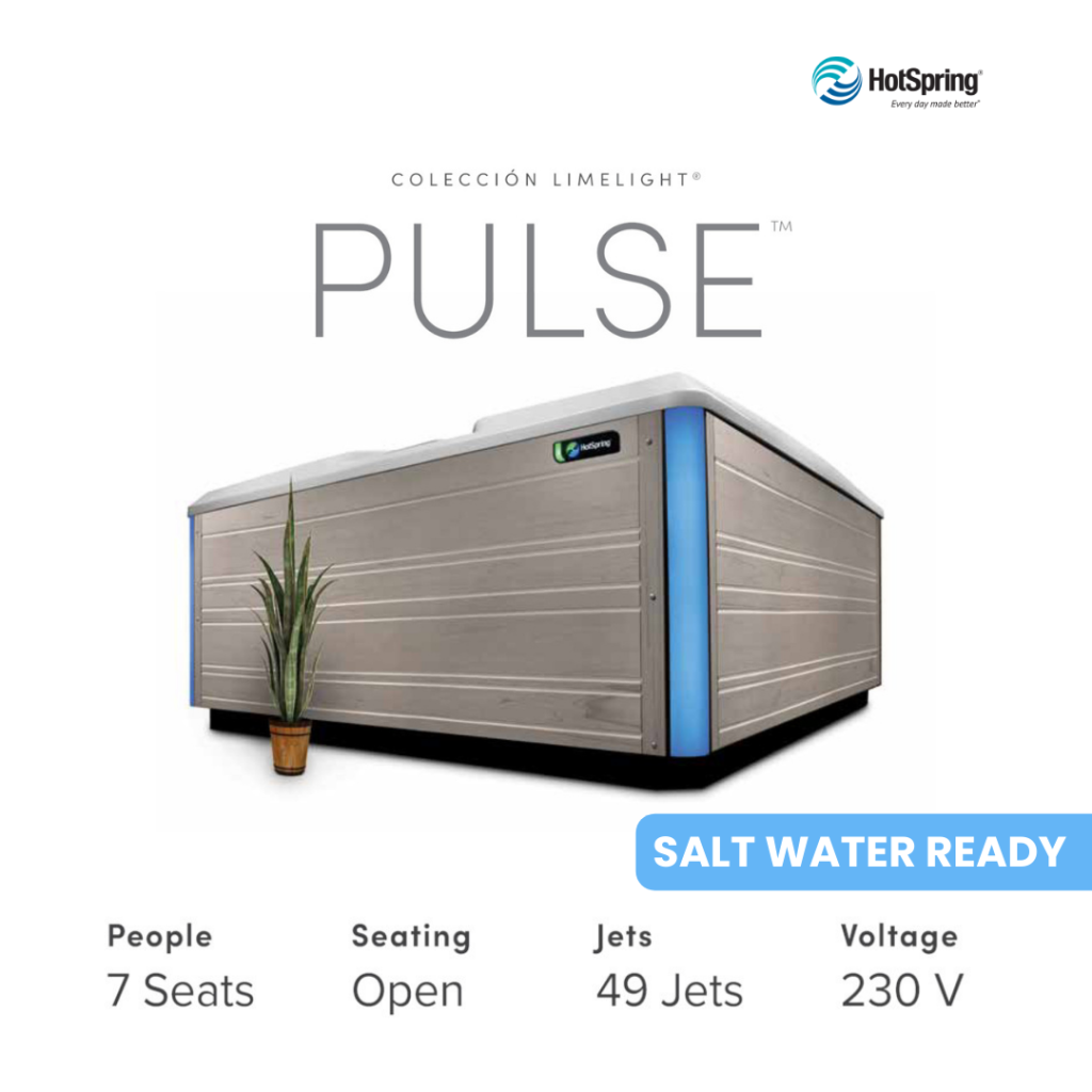 hot spring pulse hot tub salt water compatible click for details